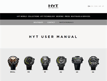 Tablet Screenshot of guide.hytwatches.com